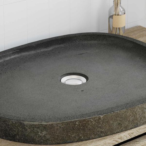 Basin Grau (55-65) x (40-50) x 6 cm Flussstein