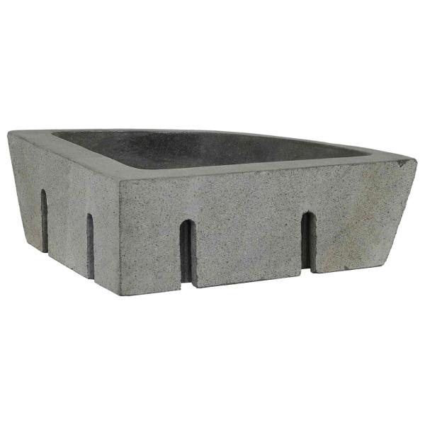 Basin Grau (55-65) x (40-50) x 6 cm Flussstein