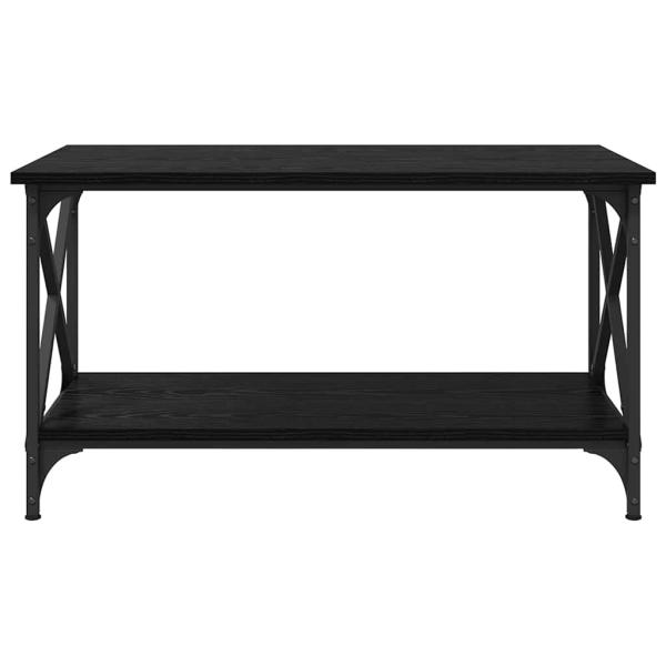 Couchtisch Schwarze Eiche 80 x 45 x 45.5 cm Holzwerkstoff