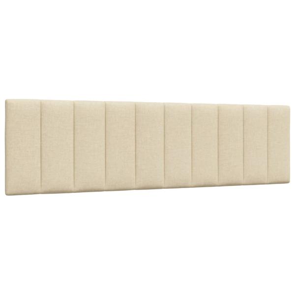 Bettgestell ohne Matratze "Hanko" Creme 180x200 cm Stoff