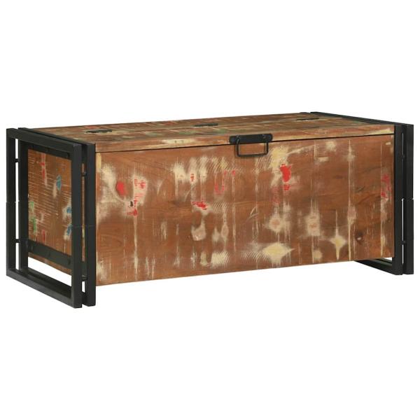 Couchtisch Braun 90 x 50 x 38 cm recyceltes Massivholz