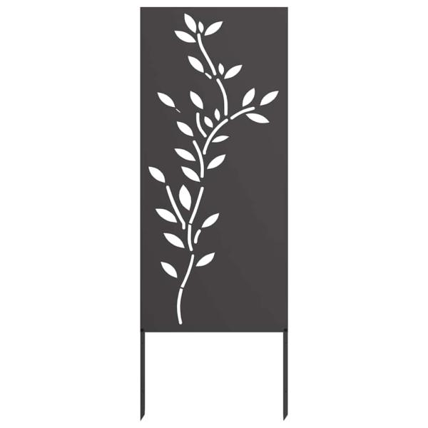 Garten dekoratives Panel Schwarz 50 x 140 cm