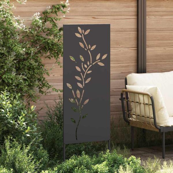 Garten dekoratives Panel Schwarz 50 x 140 cm
