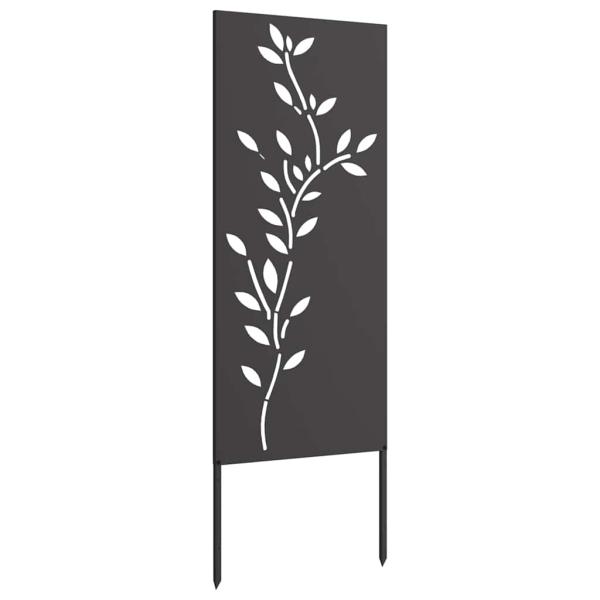 Garten dekoratives Panel Schwarz 50 x 140 cm