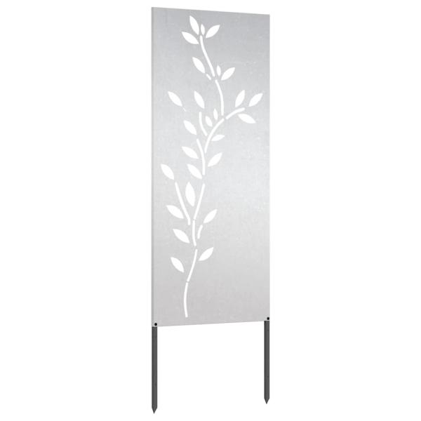 Garten dekoratives Panel Silber 50 x 140 cm Edelstahl