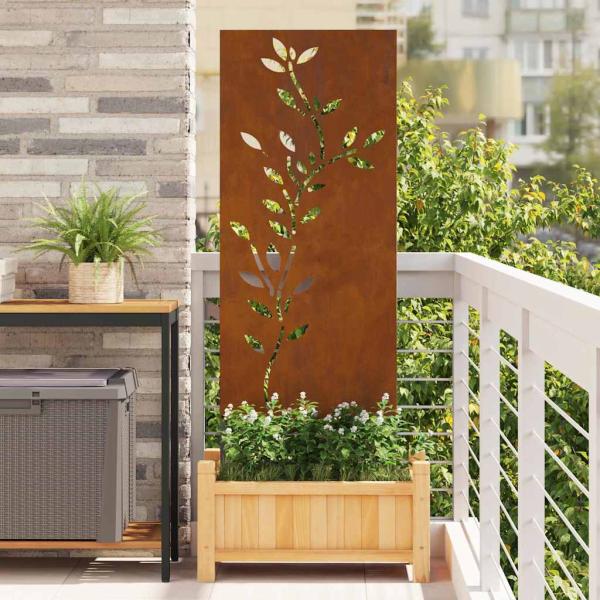 ARDEBO.de - Garten dekoratives Panel Rostig 50 x 140 cm