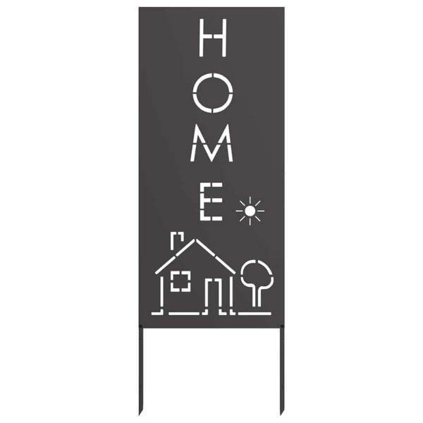 Garten dekoratives Panel Schwarz 50 x 140 cm