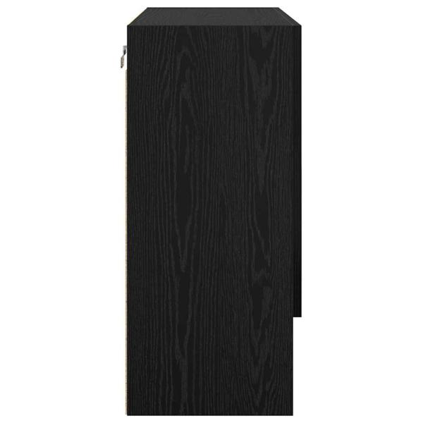 Wandschrank Schwarze Eiche 60 x 31 x 70 cm Holzwerkstoff