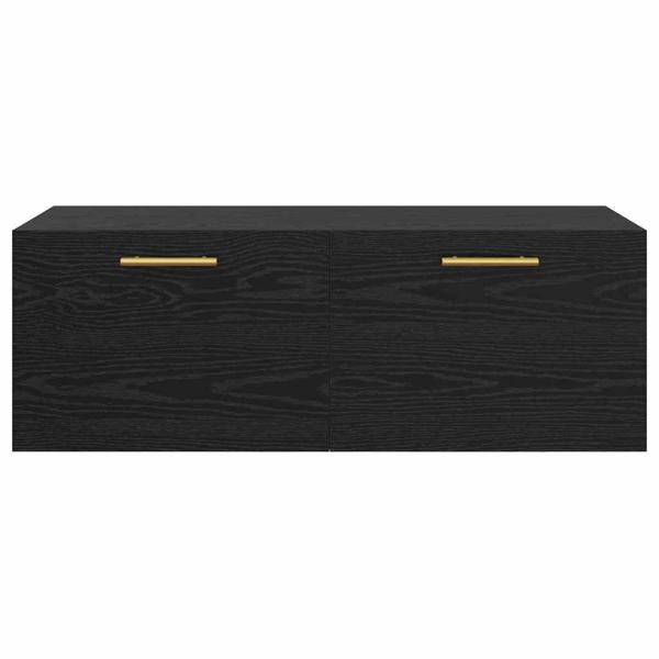 Wandschrank Schwarze Eiche 100 x 36.5 x 35 cm Holzwerkstoff
