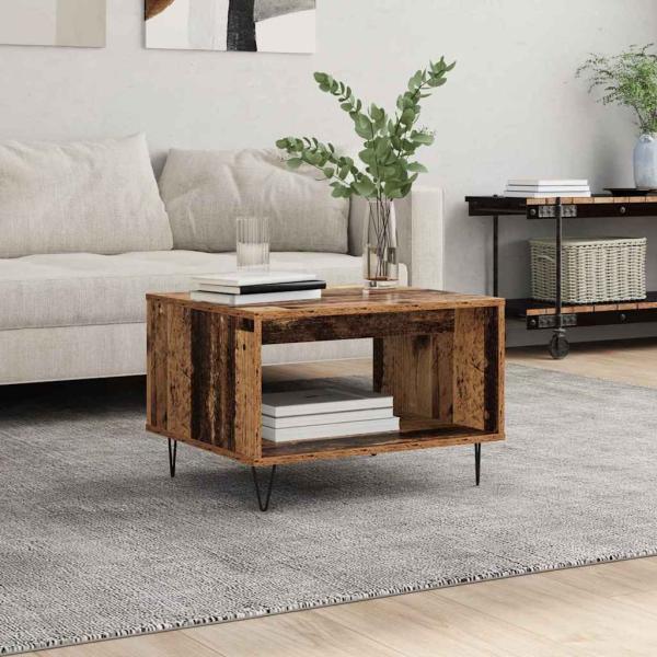 ARDEBO.de - Couchtisch Altholz 60 x 50 x 40 cm Holzwerkstoff
