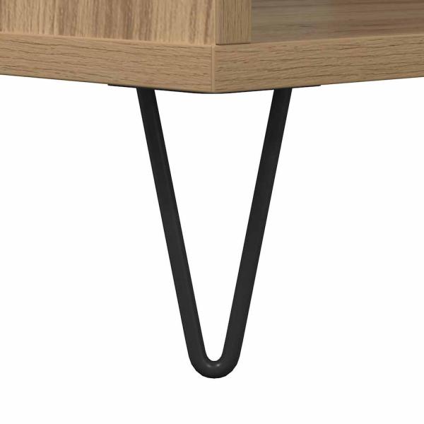 Couchtisch Eiche handwerklich 60 x 50 x 40 cm Holzwerkstoff