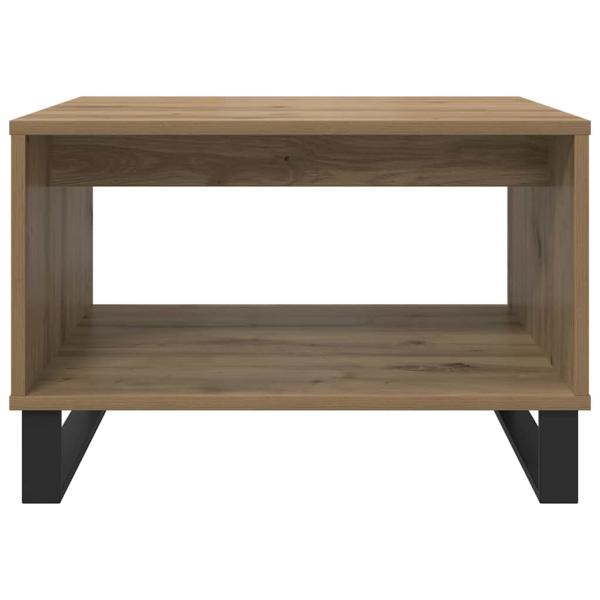 Couchtisch Eiche handwerklich 60 x 50 x 40 cm Holzwerkstoff