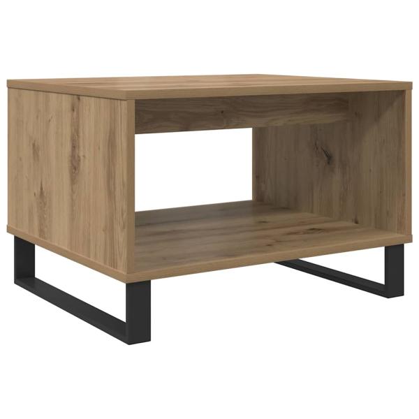 Couchtisch Eiche handwerklich 60 x 50 x 40 cm Holzwerkstoff