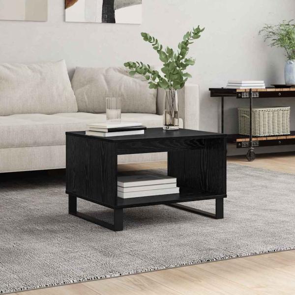 ARDEBO.de - Couchtisch Schwarze Eiche 60 x 50 x 40 cm Holzwerkstoff