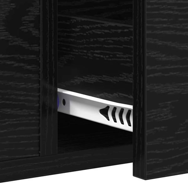 Konsolentisch Schwarze Eiche 100 x 34.5 x 75 cm Holzwerkstoff