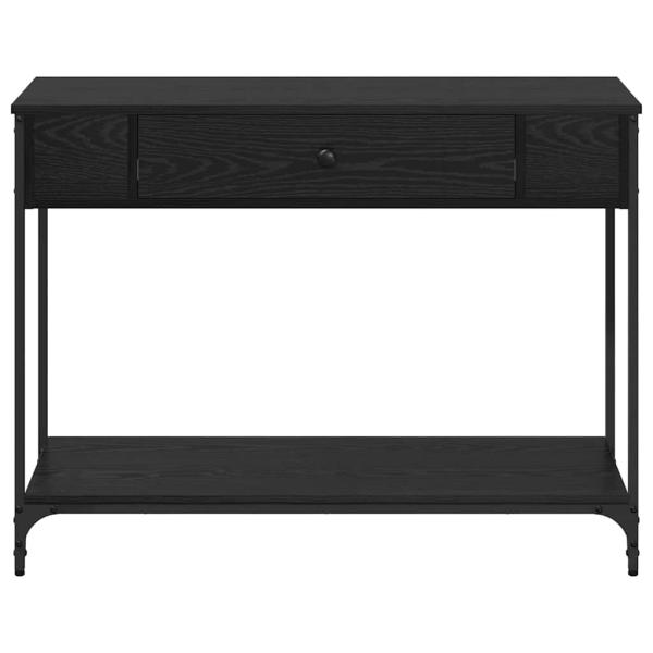 Konsolentisch Schwarze Eiche 100 x 34.5 x 75 cm Holzwerkstoff