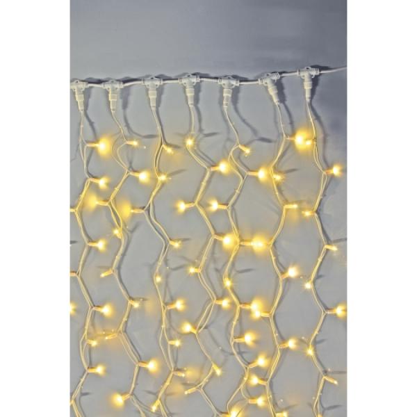 MK Illumination Drape Lite®QF+, 300 LED 2m x1,5m, warm weiß, weißes