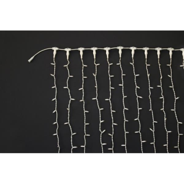 MK Illumination Drape Lite®QF+, 300 LED 2m x1,5m, warm weiß, weißes