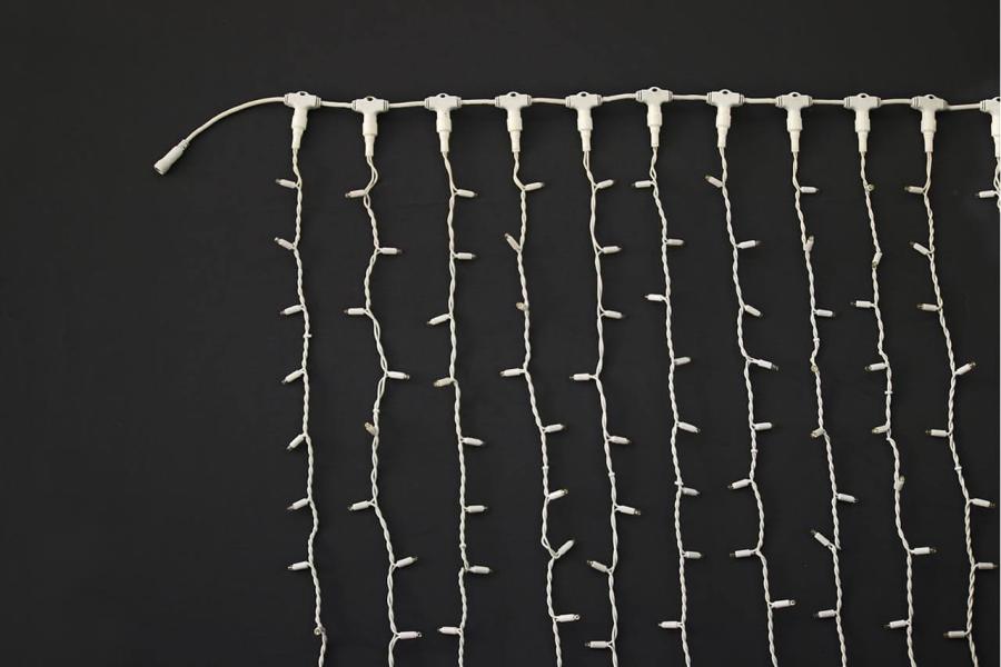 MK Illumination Drape Lite®QF+, 300 LED 2m x1,5m, warm weiß, weißes