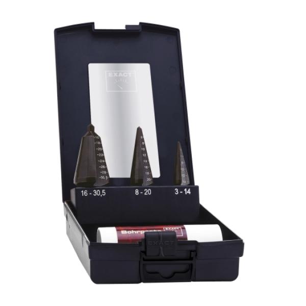 ARDEBO.de - Blechschälbohrer-Set1 HSS DM05 in Kunststoffkassette