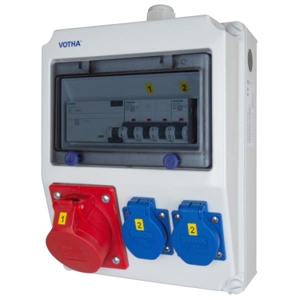 ARDEBO.de - Wandverteiler Worms Eingang M 25 oben, FI Typ A