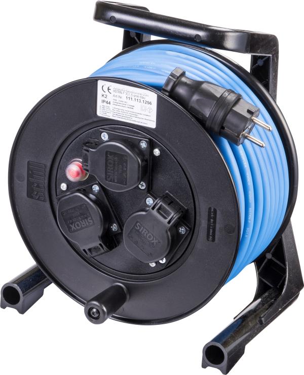 ARDEBO.de - JumboXS-Kabeltrommel 25m H07RN-F 3G1,5 qmm blau
