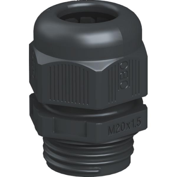 OBO Bettermann Kabelverschraubung vollmetrisch M40, PA, schwarz (10 ST)