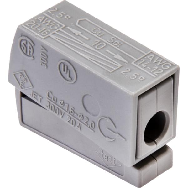 WAGO Kontakttechnik WAGO-Leuchtenkl. bis 2,5qmm,gr 105°C (100 ST)