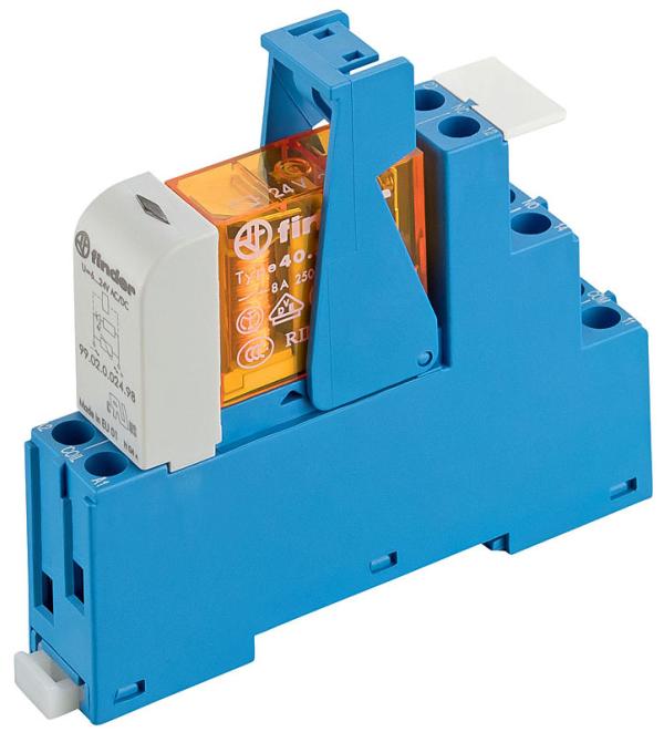 Finder Koppelrelais mit Schraubanschlüssen, 2 Wechsler 8 A, Spule 230 V AC (10 ST)
