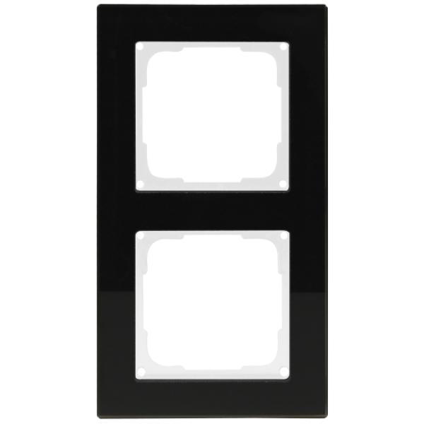 ARDEBO.de - OPUS-FUSION G-Rahmen 2-f., sw Glas, schwarz/weiß