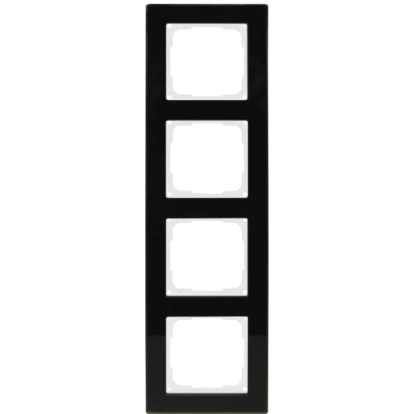 ARDEBO.de - OPUS-FUSION G-Rahmen 4-f., sw Glas, schwarz/weiß