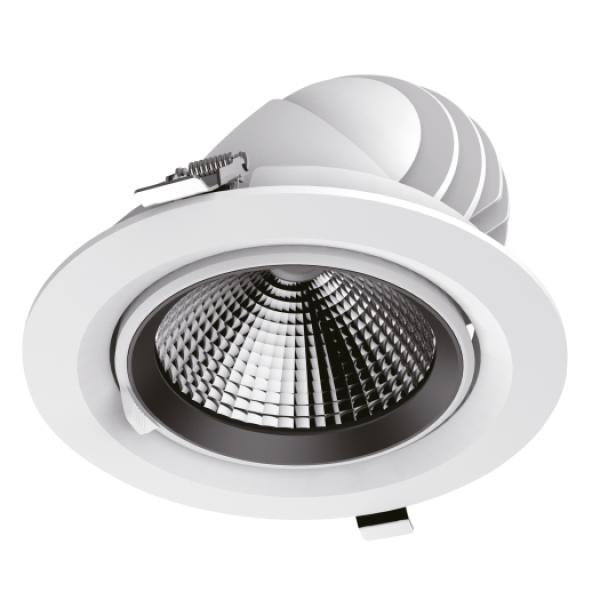 ARDEBO.de - LED-Downlight Multispot 45W,ws neutralweiß 940, 4100lm,45°