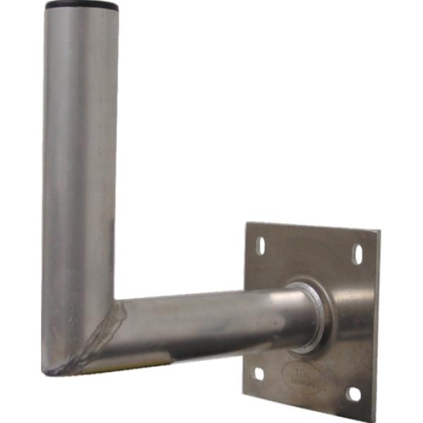 ARDEBO.de - Wandhalter für Offsetspiegel Alu-Natur, 250mm Wandabstand