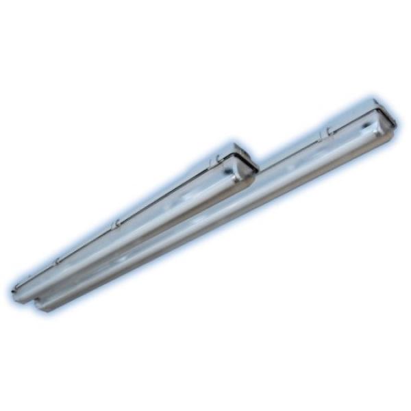 ARDEBO.de - Feuchtraumwannenleuchte 1x58W Zuleitung 230V CEE 16A 6h