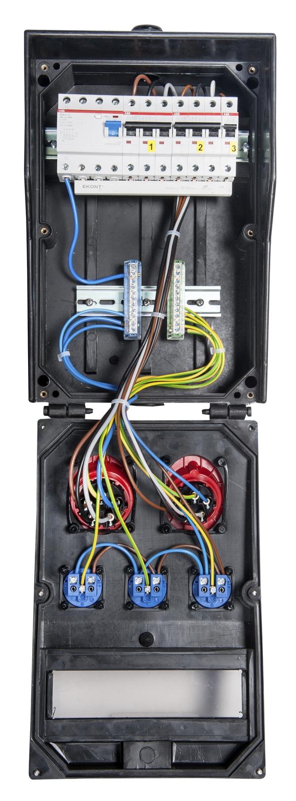 ARDEBO.de - Vollgummi-Wandverteiler Witten Eingang M 32 oben