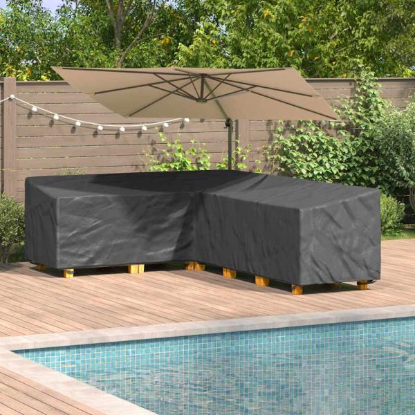 ARDEBO.de - Schutzhülle für Gartenmöbel 286 x 222 x 80 cm 210D Stoff