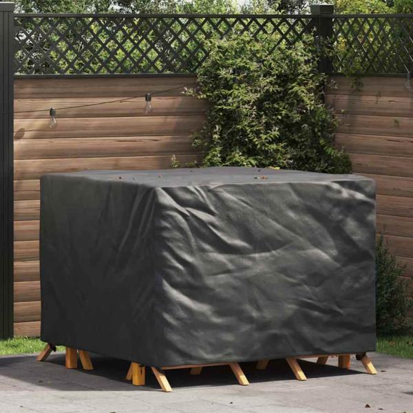 ARDEBO.de - Schutzhülle für Gartenmöbel 125 x 125 x 74 cm 210D Stoff