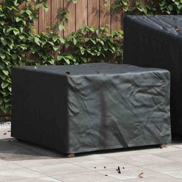 ARDEBO.de - Schutzhülle für Gartenmöbel Schwarz 82 x 82 x 50 cm 420D Stoff
