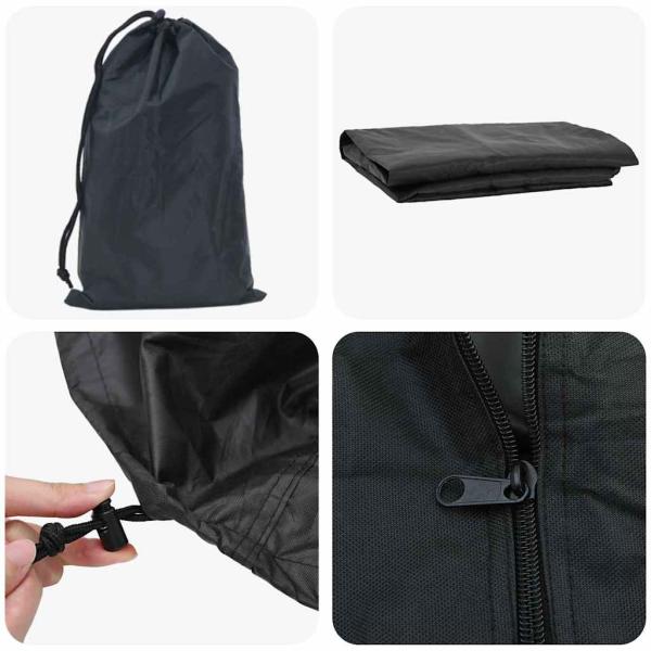 Schutzhülle für Gartenmöbel Schwarz 420D Stoff