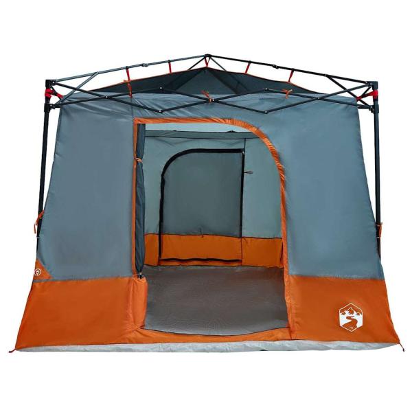 Innenzelt mit Dach Grau und Orange 290 x 288 x 234 cm Taft