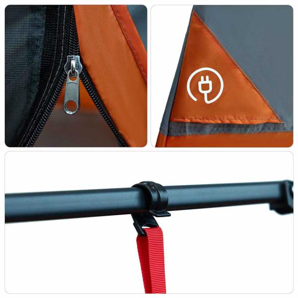 Mesh Innenzelt Grau 290 x 288 cm