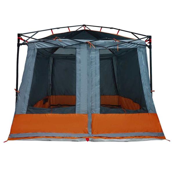 Innenzelt mit Dach Grau und Orange 291 x 291 x 240 cm Taft