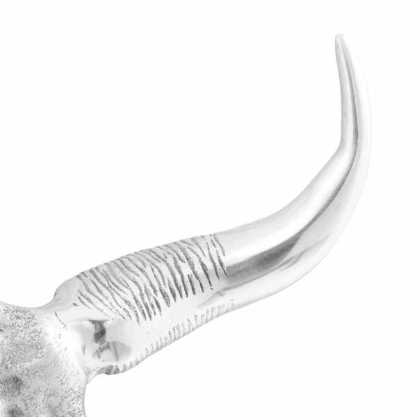 Kleine Schädel Wanddeko Silber Harz Klein Dekorative Intarsien