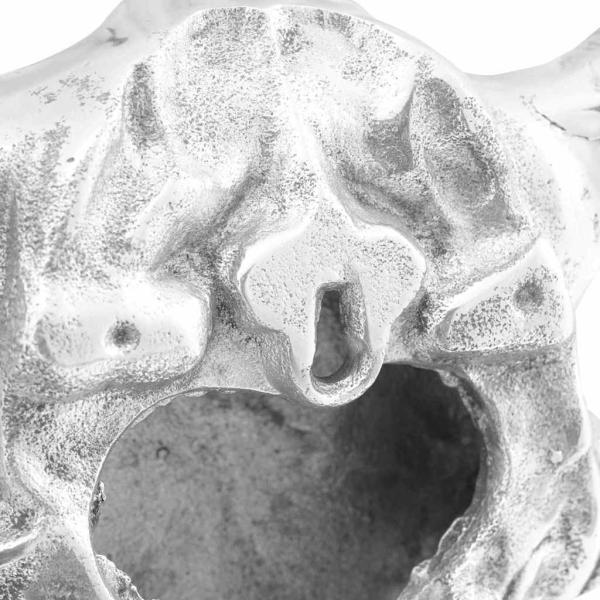 Kleine Schädel Wanddeko Silber Harz Klein Dekorative Intarsien