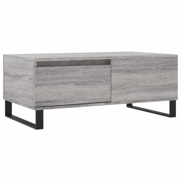Couchtisch Grau Sonoma 90x50x36,5 cm Holzwerkstoff