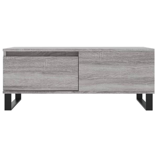 Couchtisch Grau Sonoma 90x50x36,5 cm Holzwerkstoff