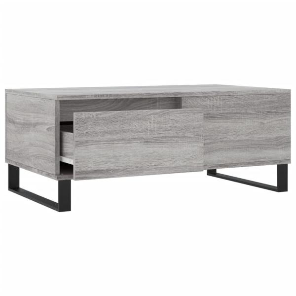 Couchtisch Grau Sonoma 90x50x36,5 cm Holzwerkstoff