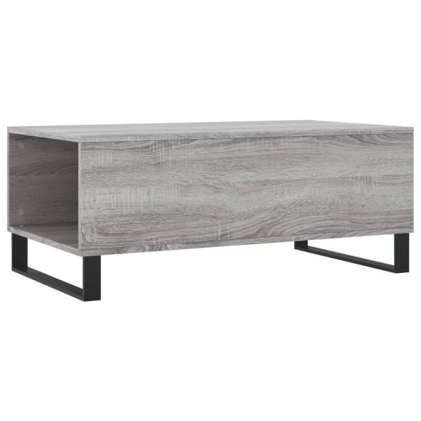 Couchtisch Grau Sonoma 90x50x36,5 cm Holzwerkstoff