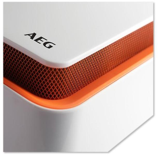 AEG HS 207 O Heizlüfter, 1800W, Silent-Air-Flow, orange (234829)