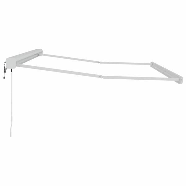 Markise Weiß 3,5 x 2,5 m Metall
